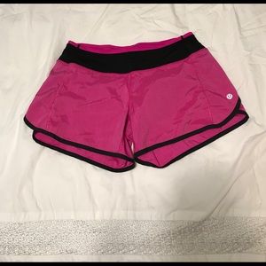 Lulu lemon shorts 4’ size 4
